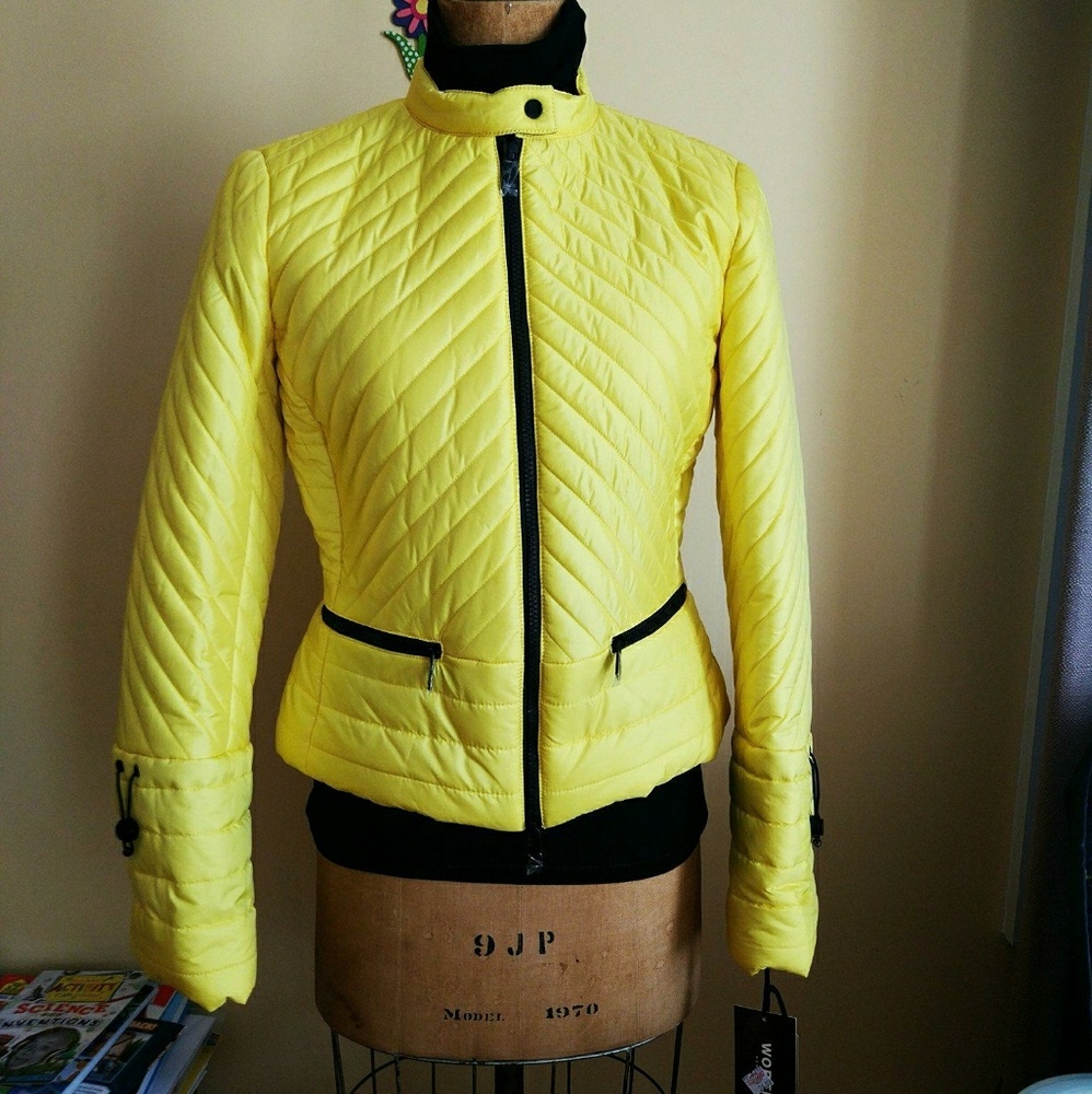 Dress puffer jacket
